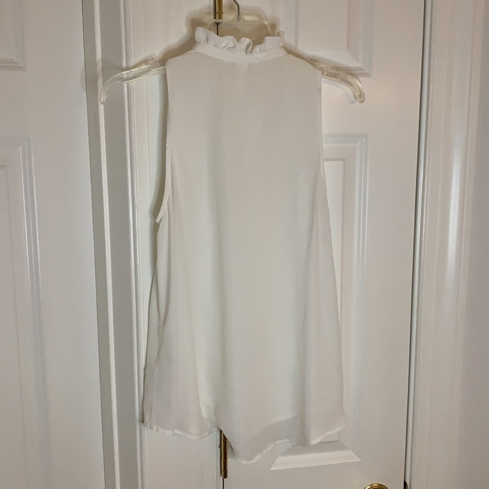 H&M White Ruffle Blouse - Picture 4 of 5